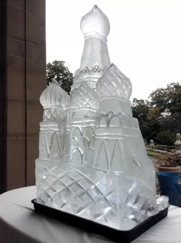 Moscow's St Basil's Cathedral Vodka Luge from Passion for Ice