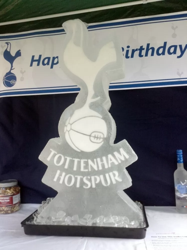 Tottenham Hotspur Vodka Luge from Passion for Ice