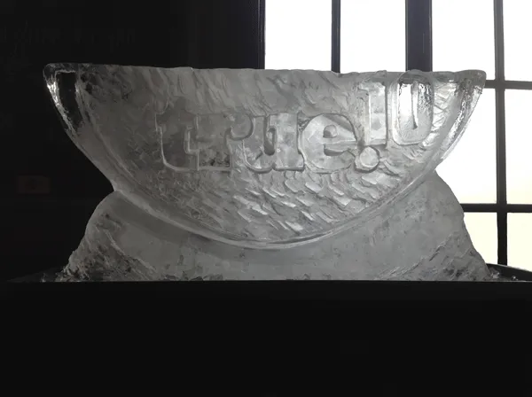 Close-up of True - Vodka Luge from Passion for Ice