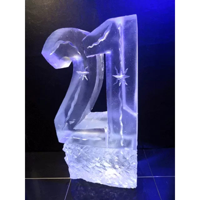 Number 21  hand-carved Vodka Luge from Passion for Ice