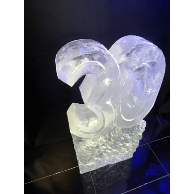 Number 30  hand-carved Vodka Luge from Passion for Ice