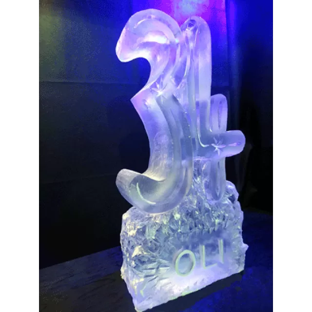 Number 34  hand-carved Vodka Luge from Passion for Ice