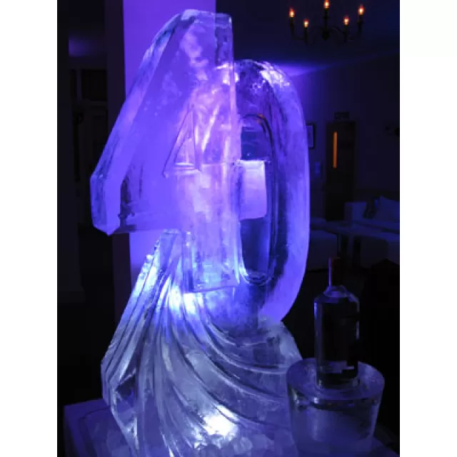 Number 40  hand-carved Vodka Luge from Passion for Ice