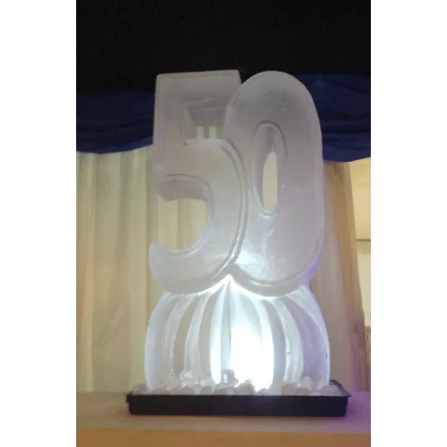 50 with round and curved base Vodka Luge from Passion for Ice