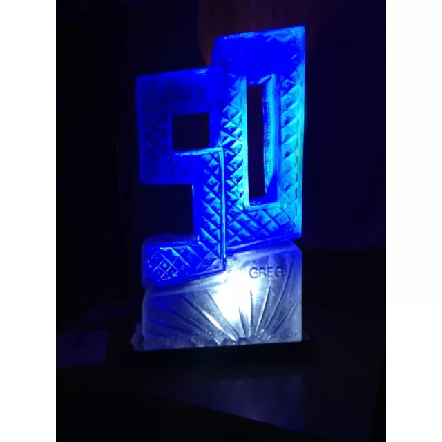 Modern-looking 50 Vodka Luge from Passion for Ice