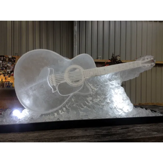 Acoustic Guitar Vodka Luge from Passion for Ice for Jodie Murphy