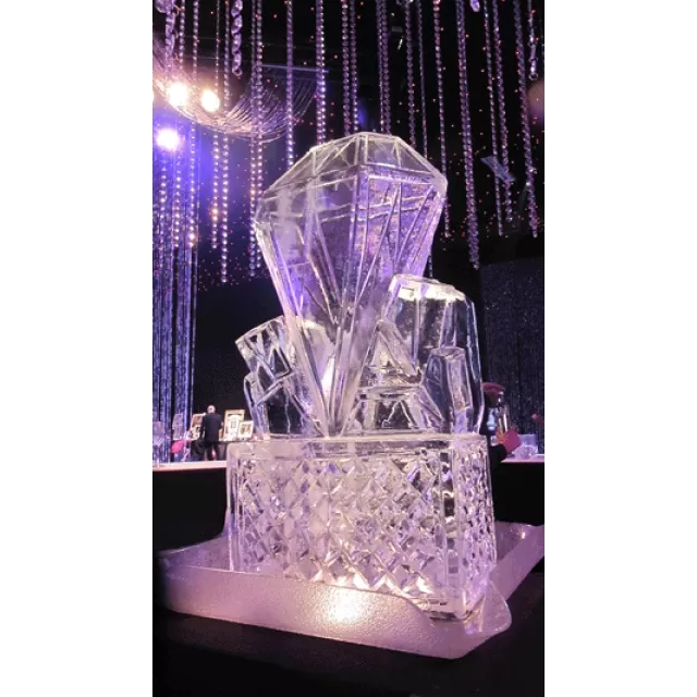 Diamond Number 2 Vodka Luge from Passion for Ice