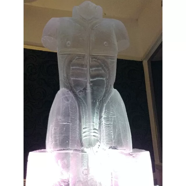 Male Torso Vodka Luge from Passion for Ice