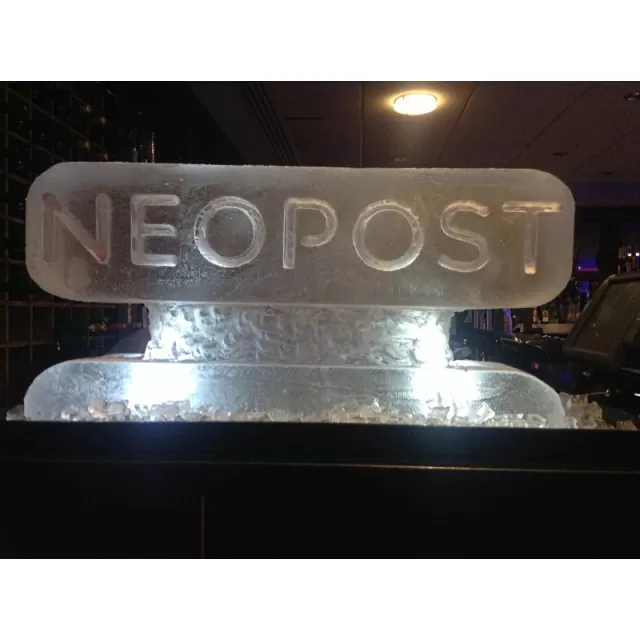 Neopost Ice Sculpture from Passion for Ice