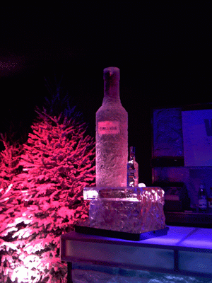 Vodka Bottle Vodka Luge from Passion for Ice